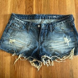 Tommy girl cut off shorts - size 9 juniors